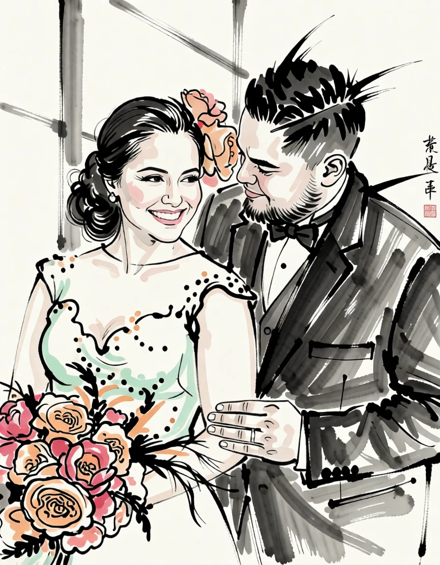 Color Ink Painting (Chinese) generated by PortraitArt