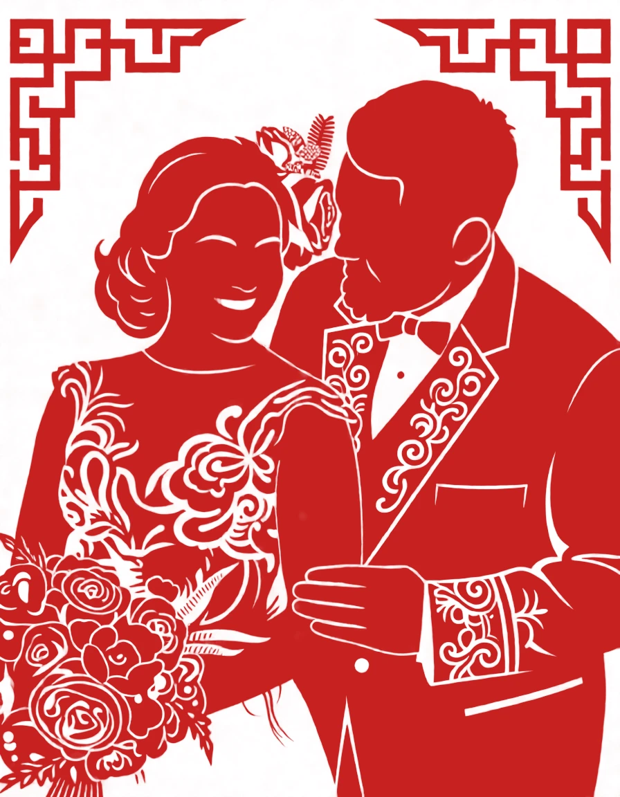 Paper Cutting (Chinese) generated by PortraitArt