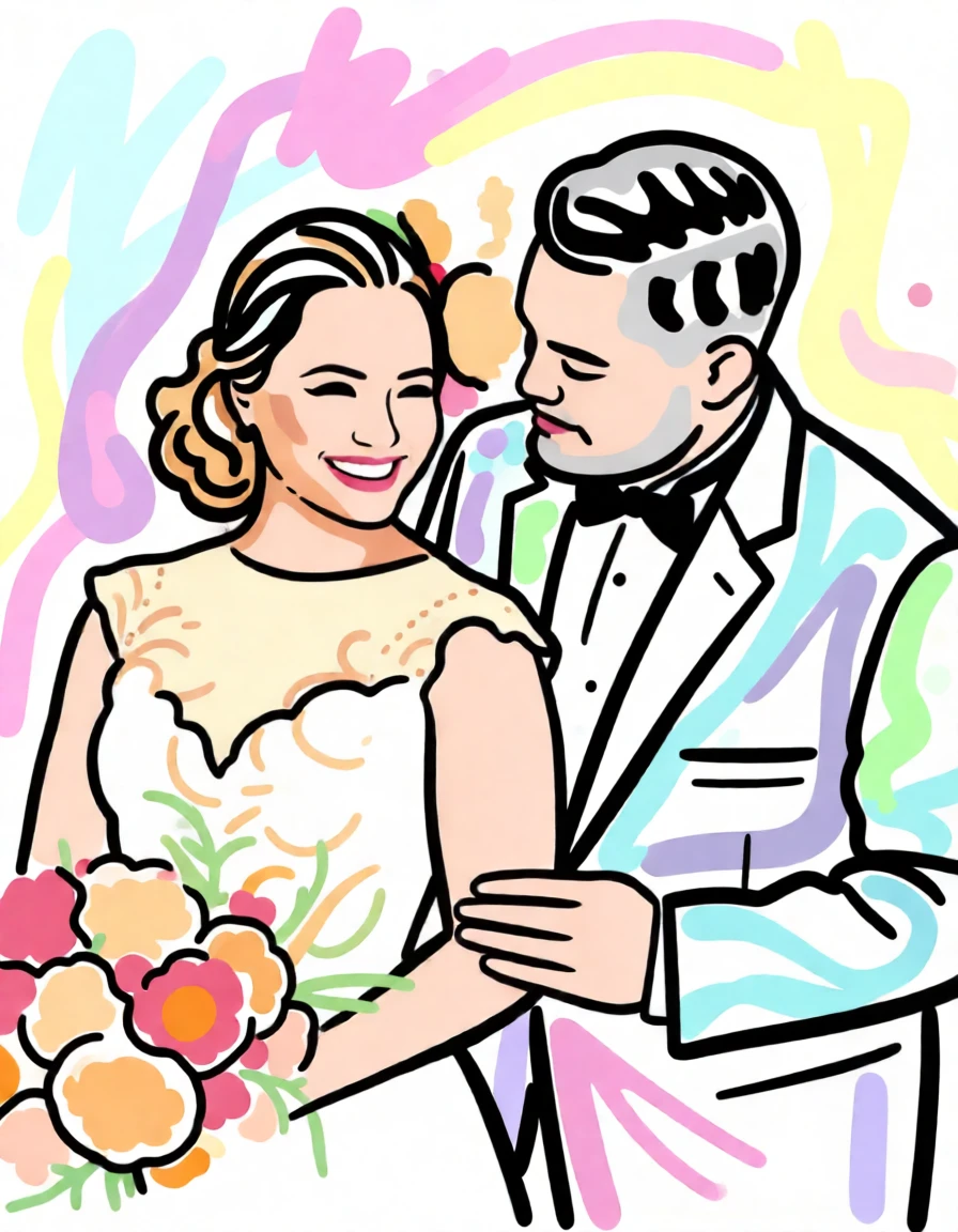 Bold Line Illustration generated by PortraitArt