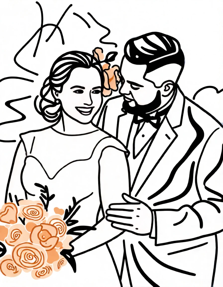 Continuous Line Illustration generated by PortraitArt