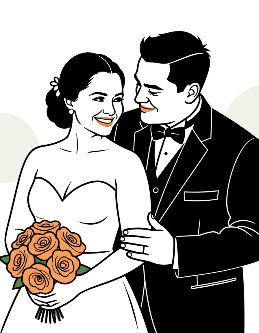 Colored Lineart generated by PortraitArt