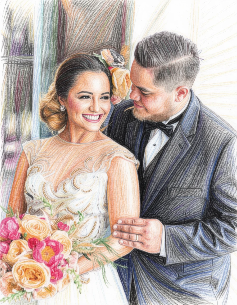 Colored Pencil Sketch generated by PortraitArt