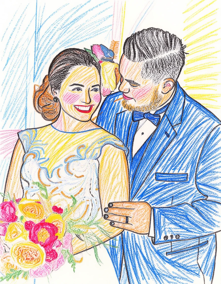 Crayon Drawing generated by PortraitArt