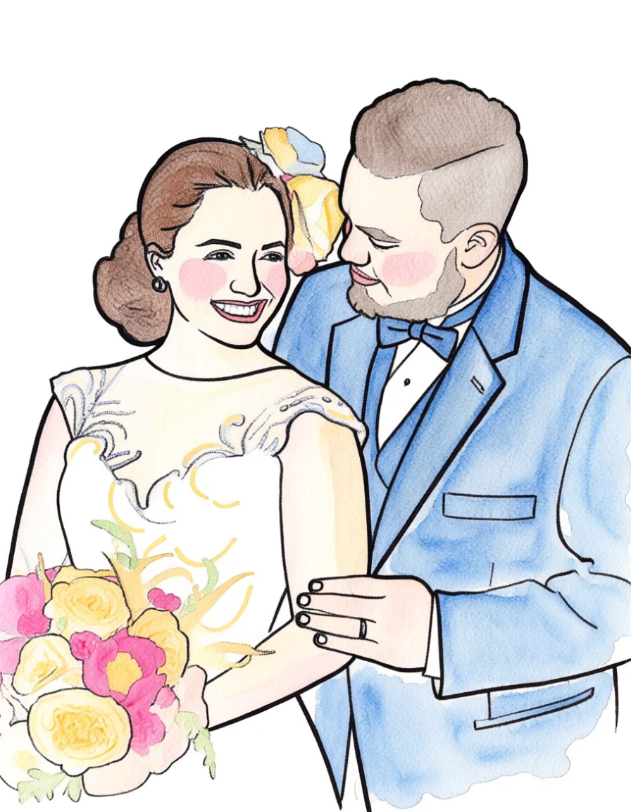 Line and Wash generated by PortraitArt