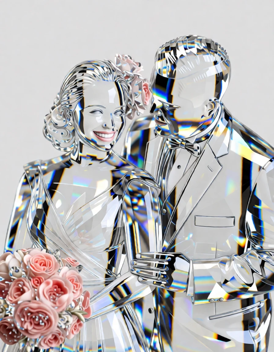 Crystal Sculpture generated by PortraitArt