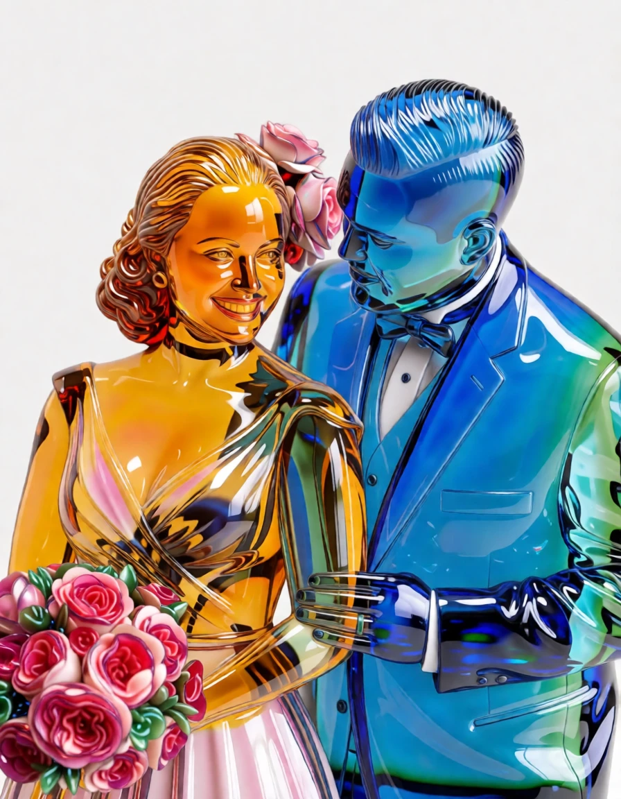 Murano Glass Sculpture generated by PortraitArt