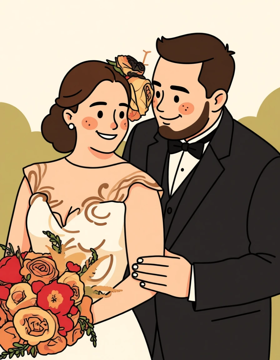 Warm Illustration generated by PortraitArt