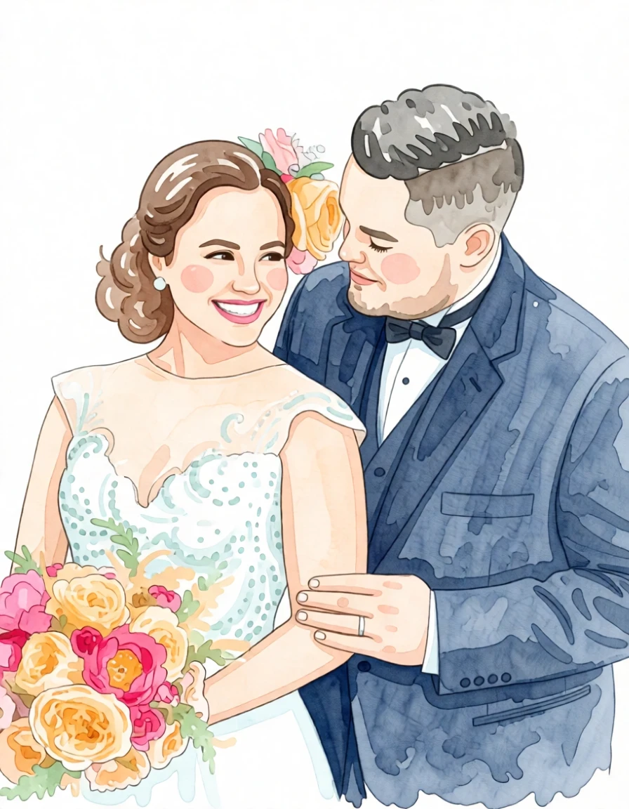 Watercolor Illustration generated by PortraitArt