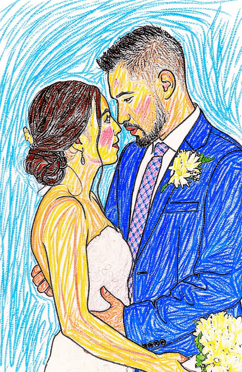 Crayon Drawing generated by PortraitArt