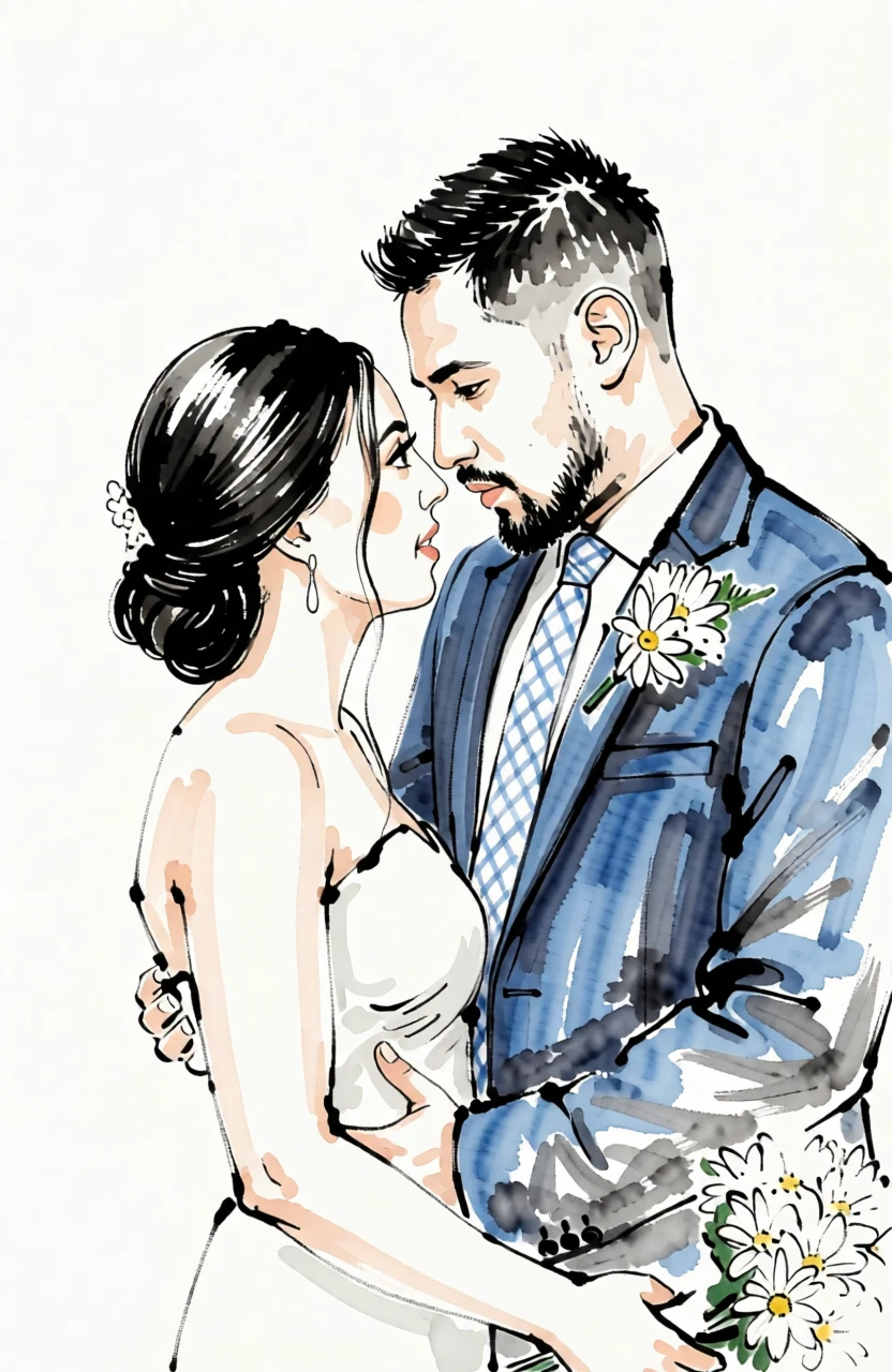 Sumi-e (Japanese) generated by PortraitArt