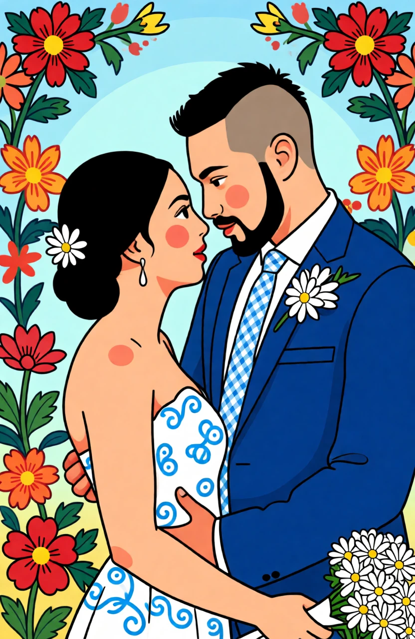 Minhwa Art (Korean) generated by PortraitArt