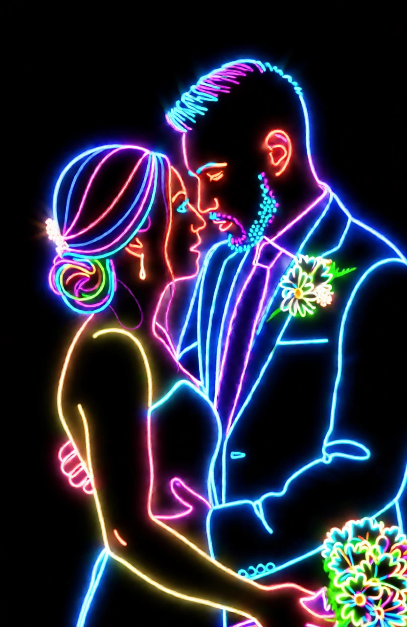 Neon Light generated by PortraitArt