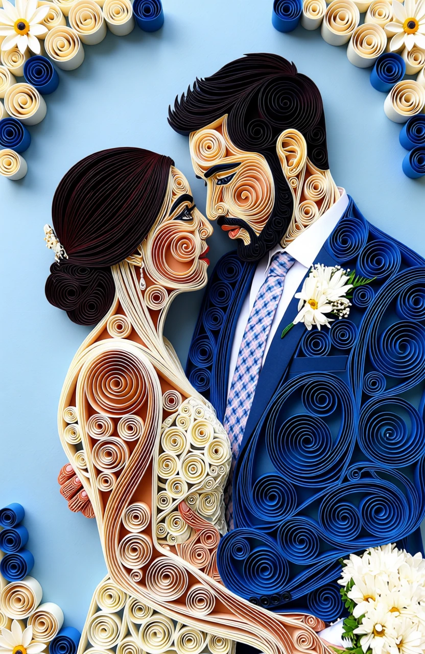 Quilling Art generated by PortraitArt