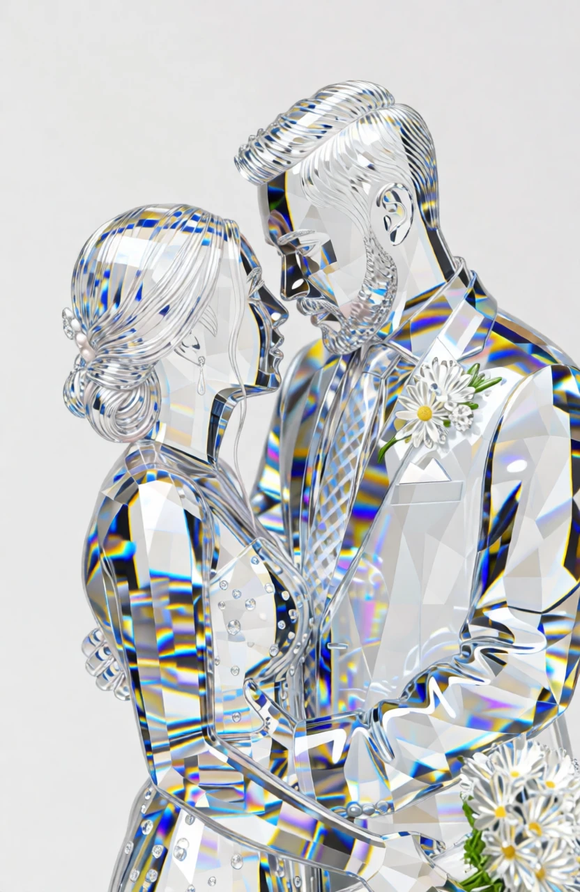 Crystal Sculpture generated by PortraitArt
