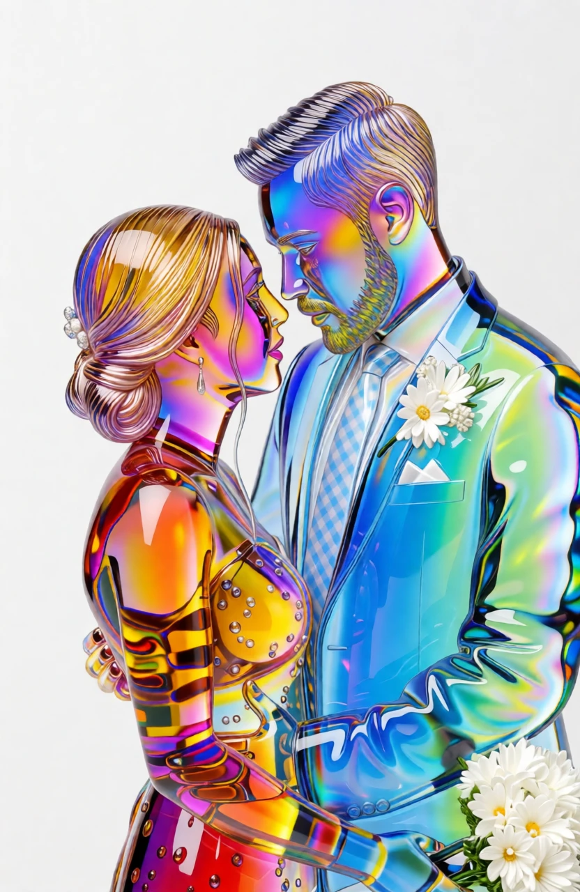 Murano Glass Sculpture generated by PortraitArt