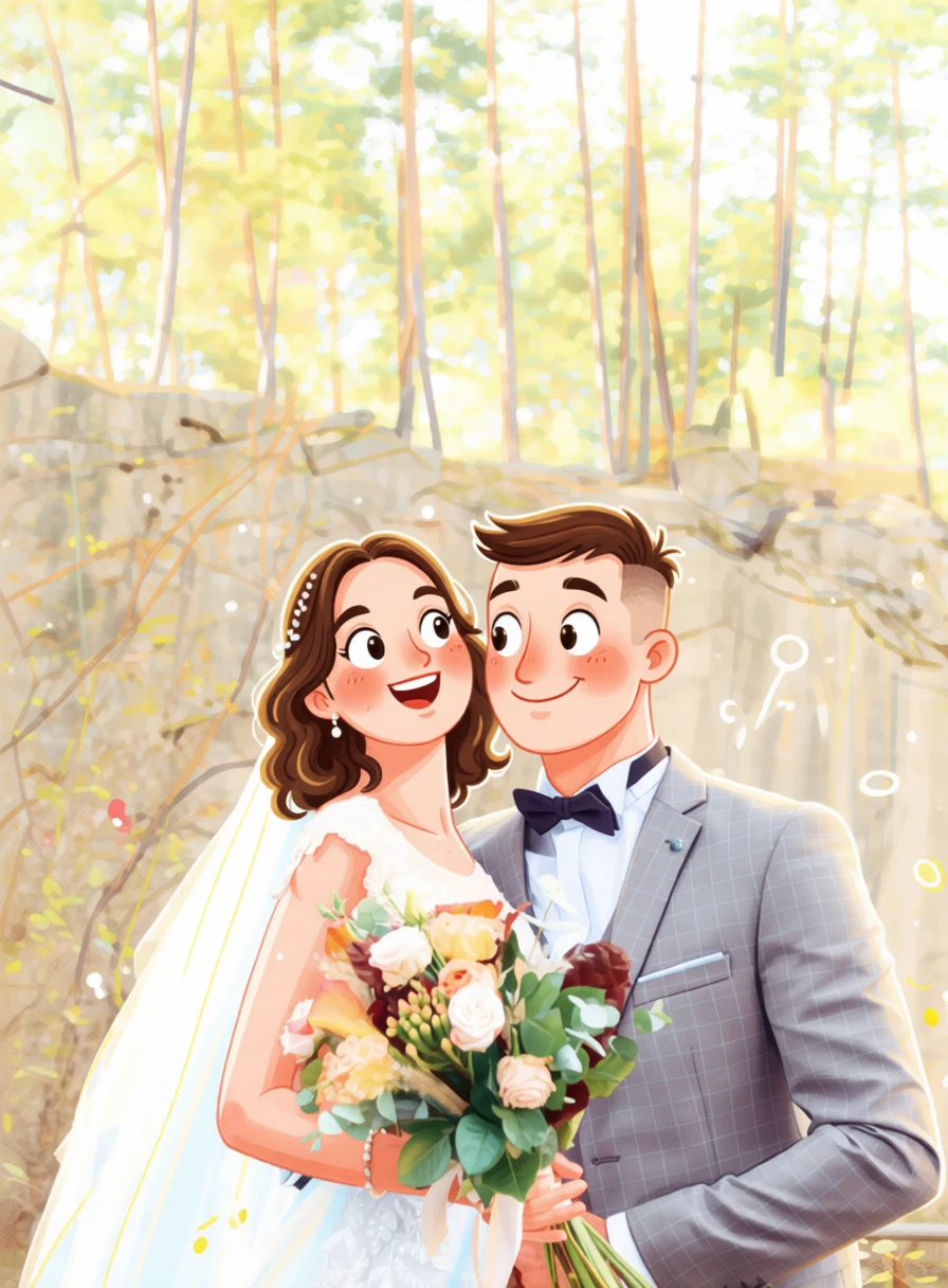 Conte illustré cartoon généré par PortraitArt