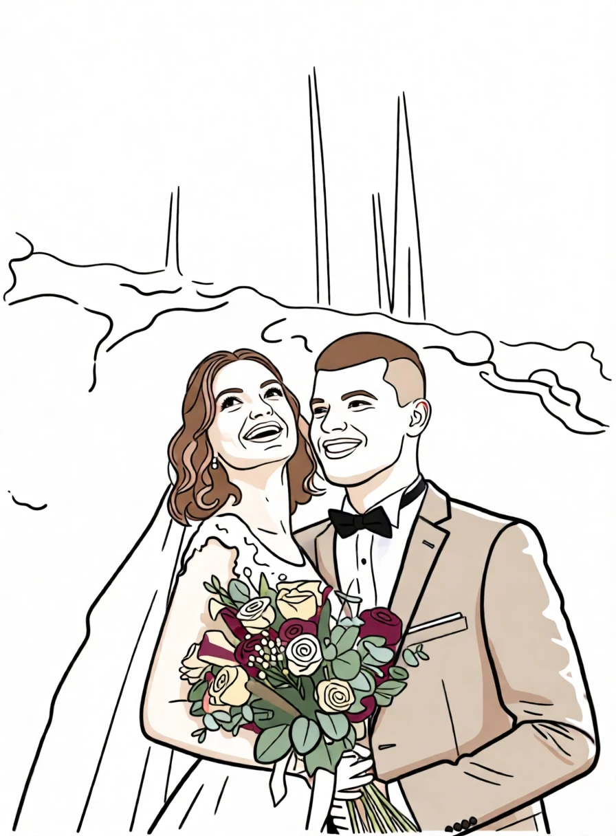 Continuous Line Illustration generated by PortraitArt