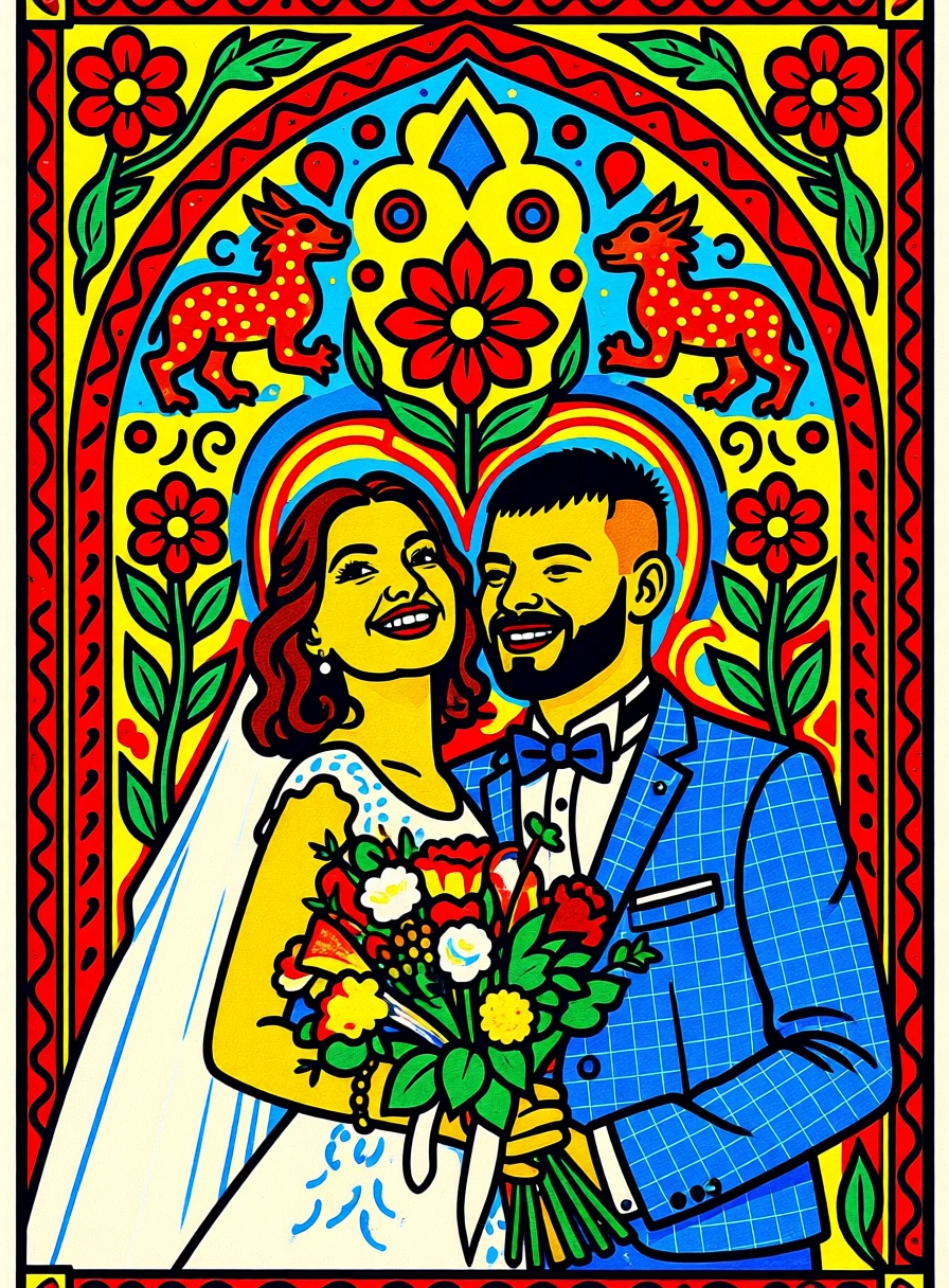 Madhubani (Indian) generated by PortraitArt