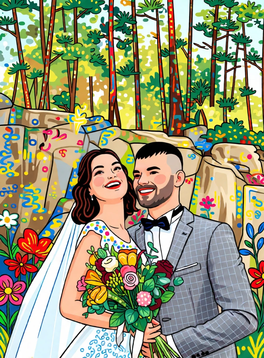 Minhwa Art (Korean) generated by PortraitArt