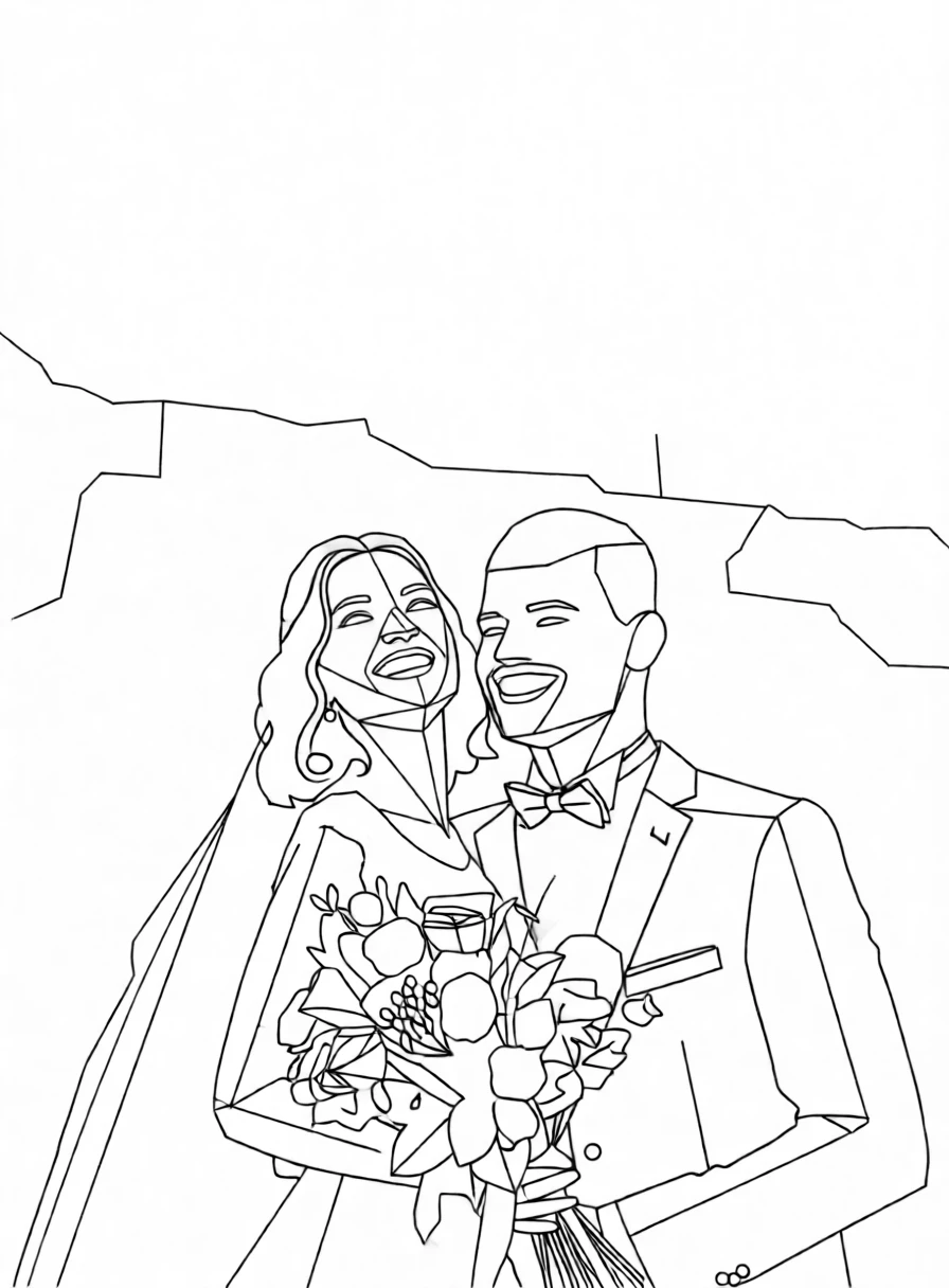 Polygon Lineart generated by PortraitArt