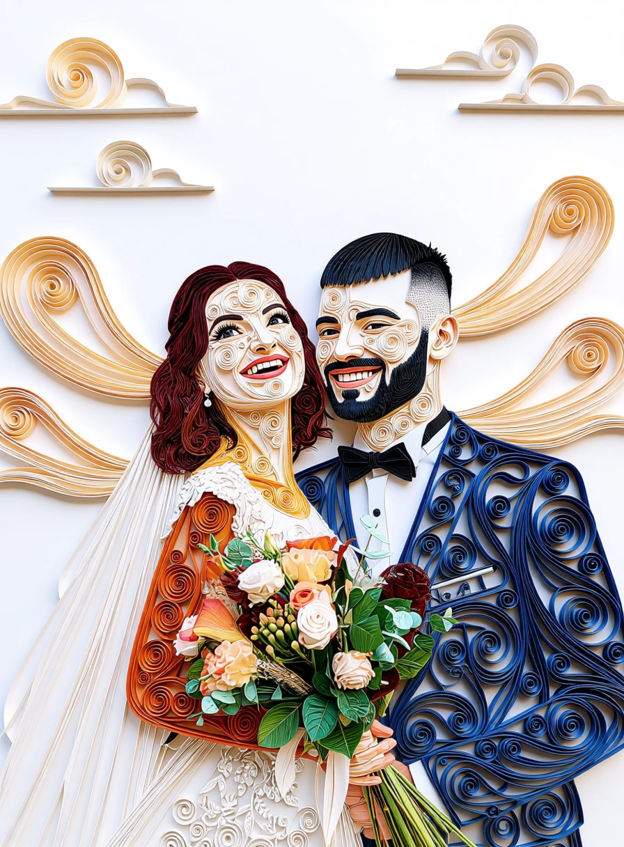 Quilling Art generated by PortraitArt