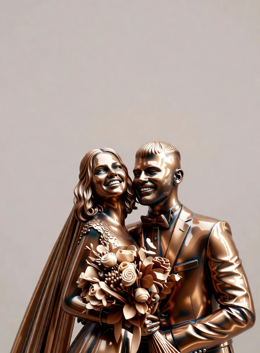 Bronze Sculpture generated by PortraitArt