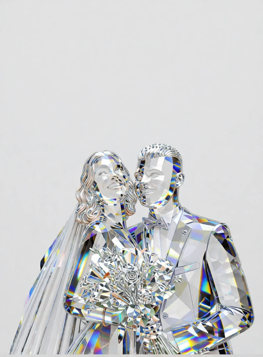 Crystal Sculpture generated by PortraitArt