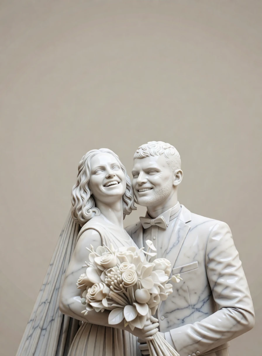 Marble Sculpture generated by PortraitArt