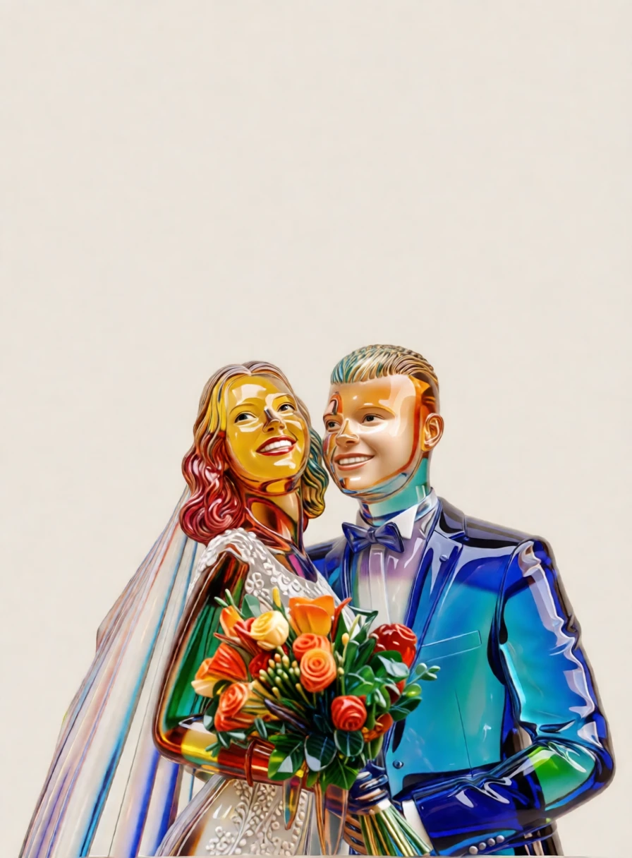 Murano Glass Sculpture generated by PortraitArt