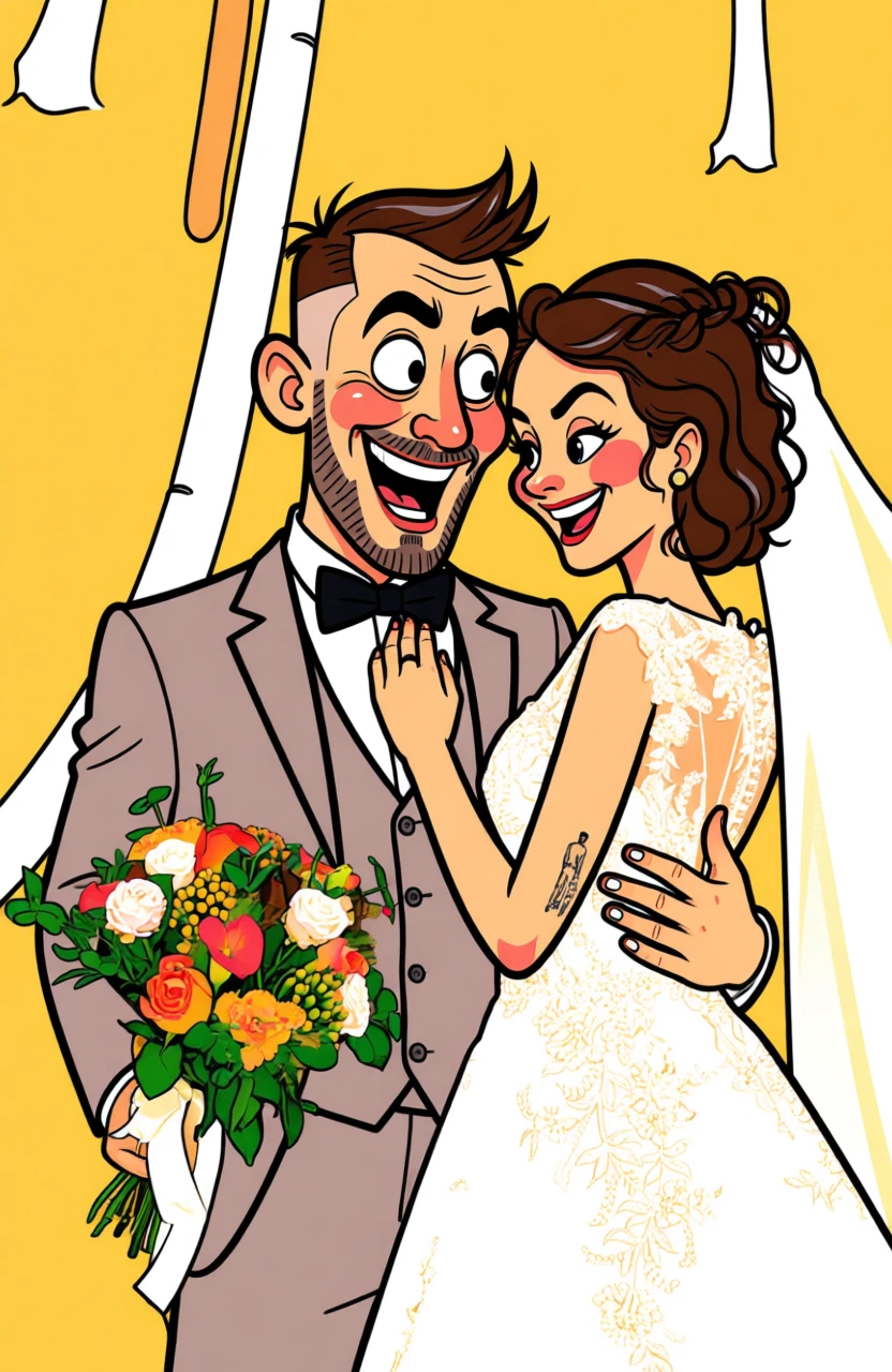 Karikatur-Gemälde von PortraitArt erstellt