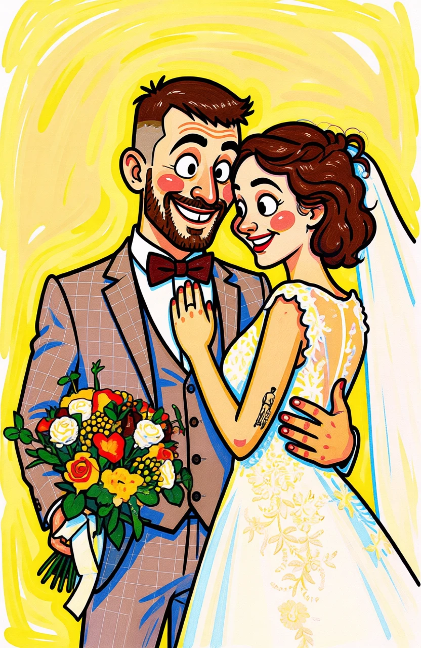 Caricature Painting generated by PortraitArt