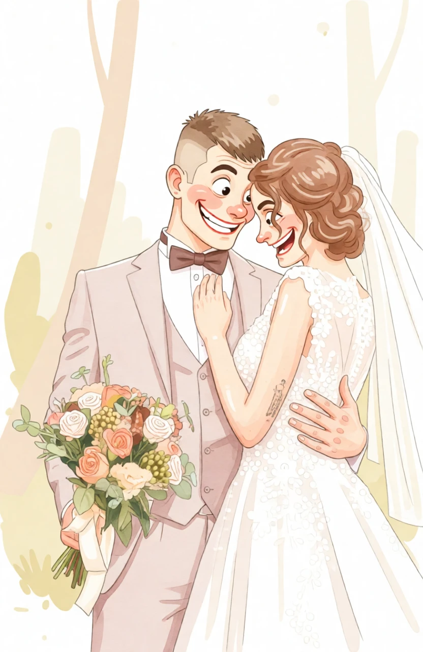 Caricature Watercolor generated by PortraitArt