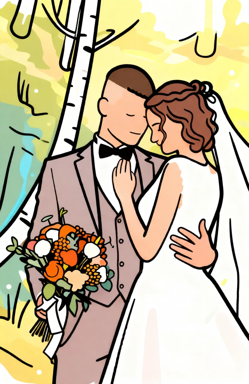 Bold Line Illustration generated by PortraitArt