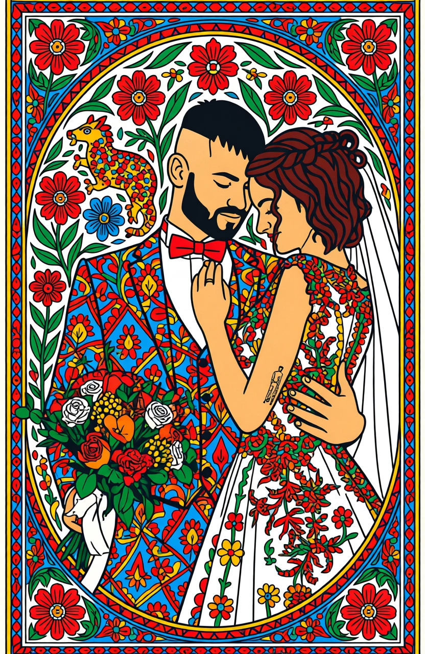 Madhubani (Indian) generated by PortraitArt