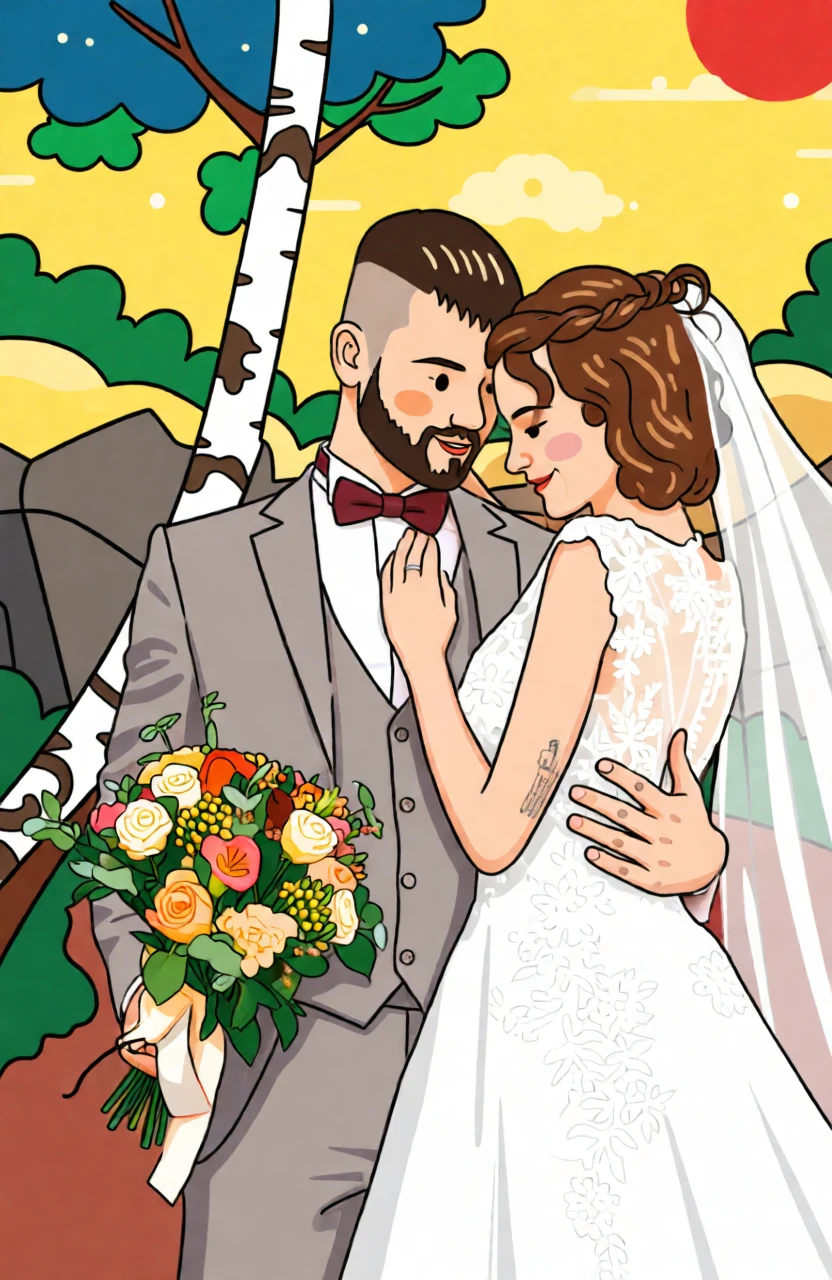 Minhwa Art (Korean) generated by PortraitArt