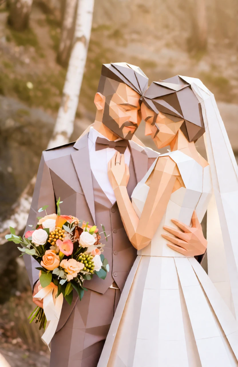 Origma Paper Folding generated by PortraitArt