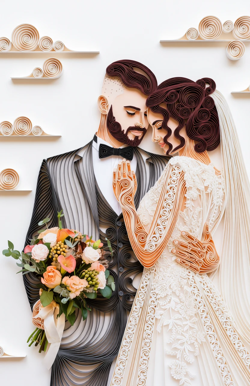 Quilling Art generated by PortraitArt