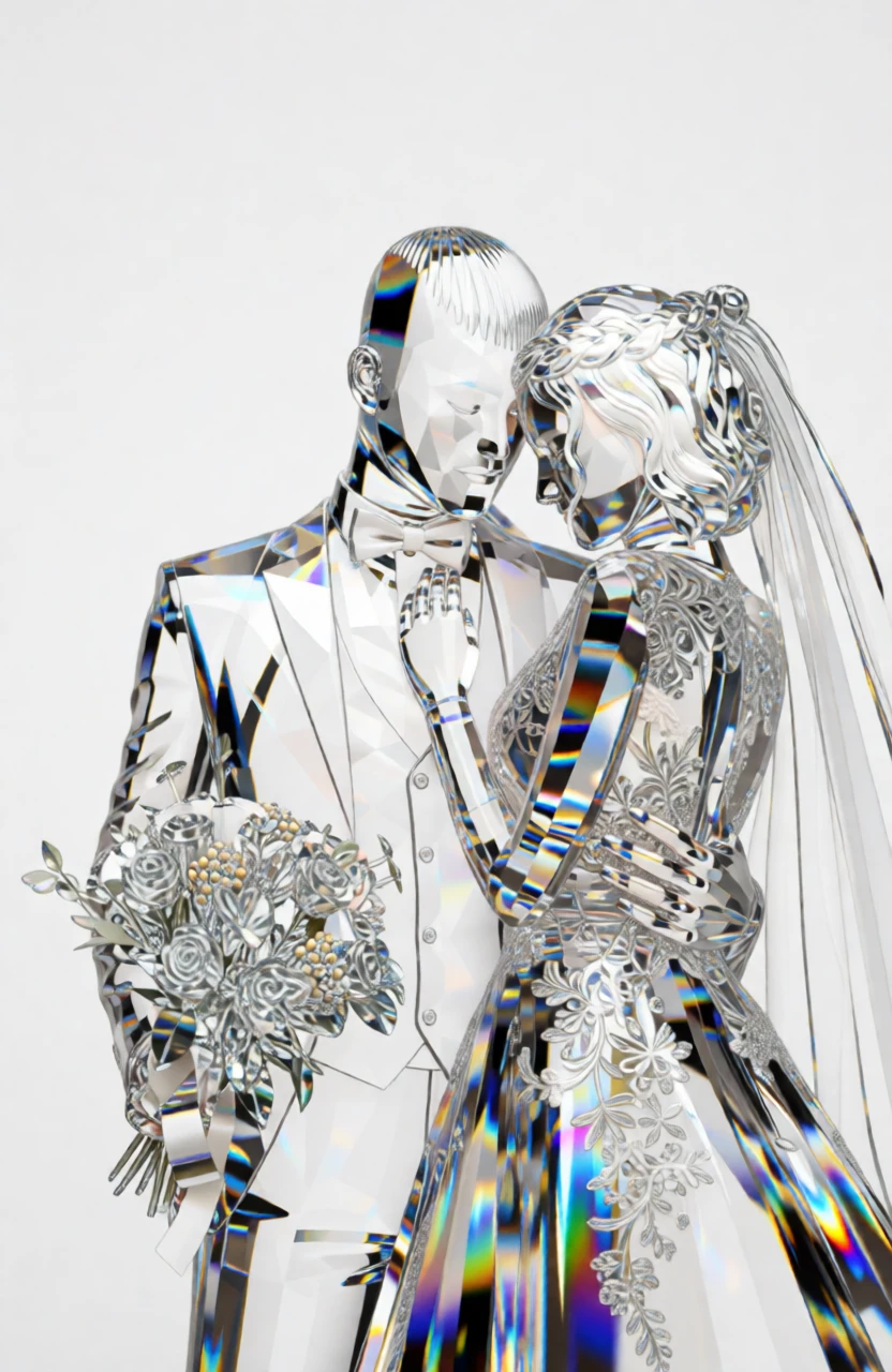 Crystal Sculpture generated by PortraitArt