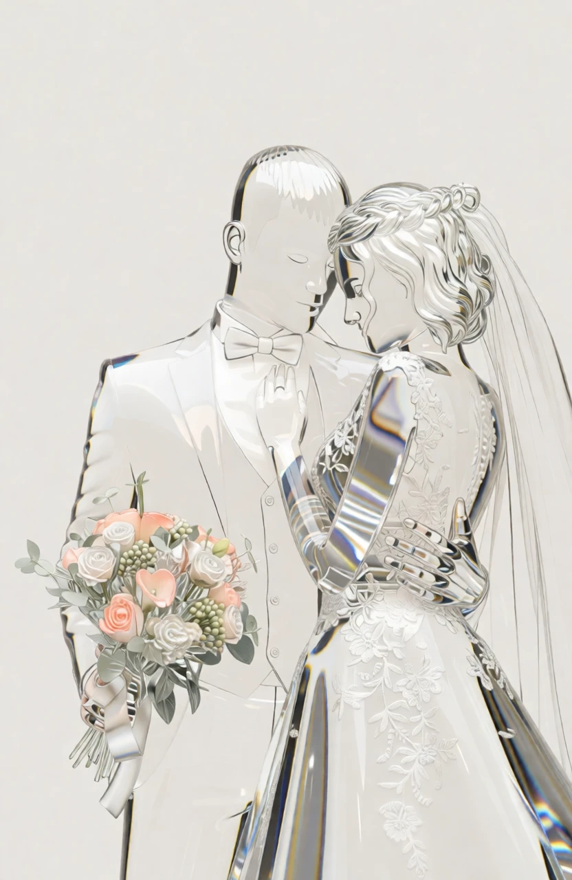 Glass Sculpture generated by PortraitArt