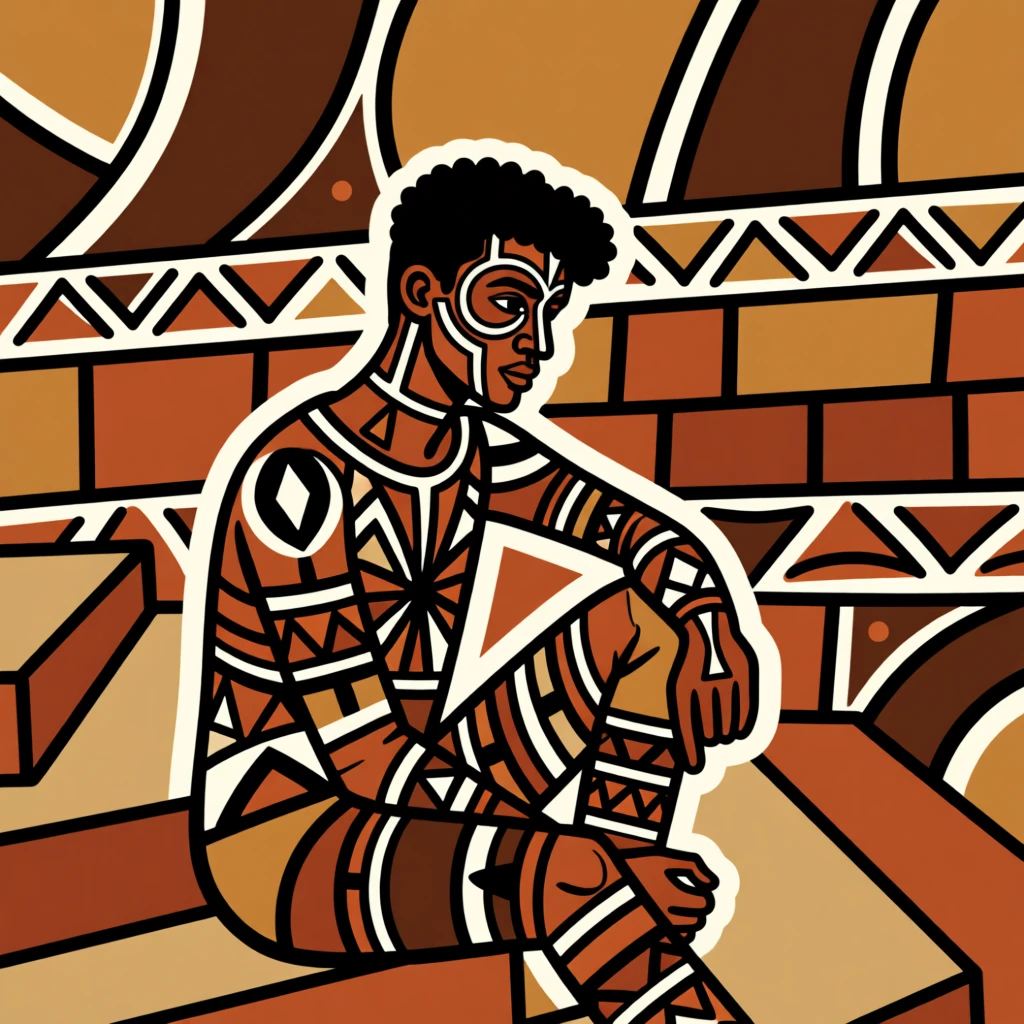 Tribal Art (African) generated by PortraitArt