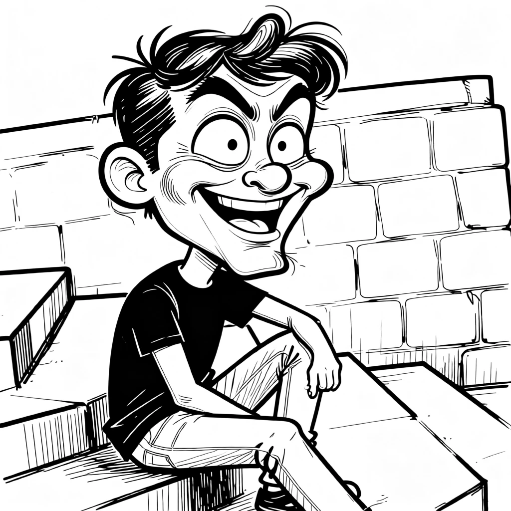 Caricature Drawing generated by PortraitArt