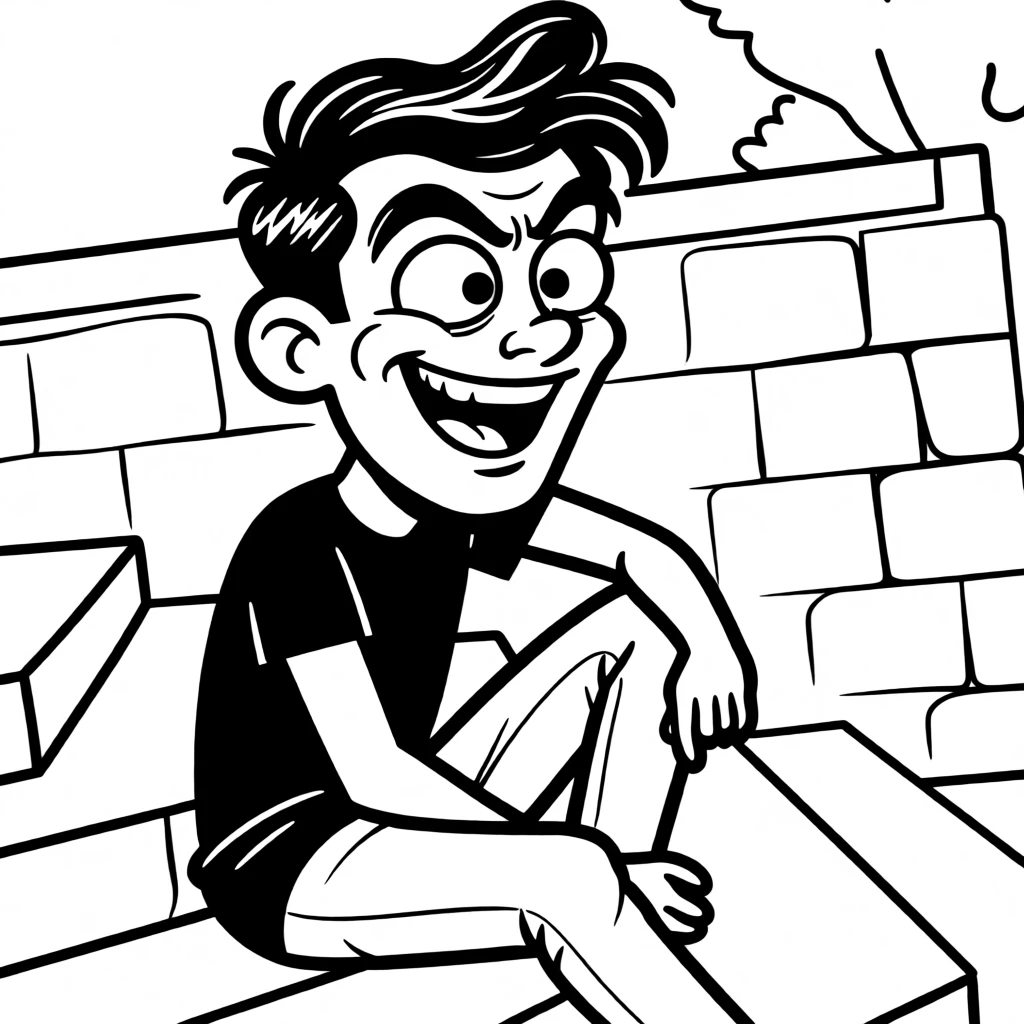 Caricature Lineart generated by PortraitArt