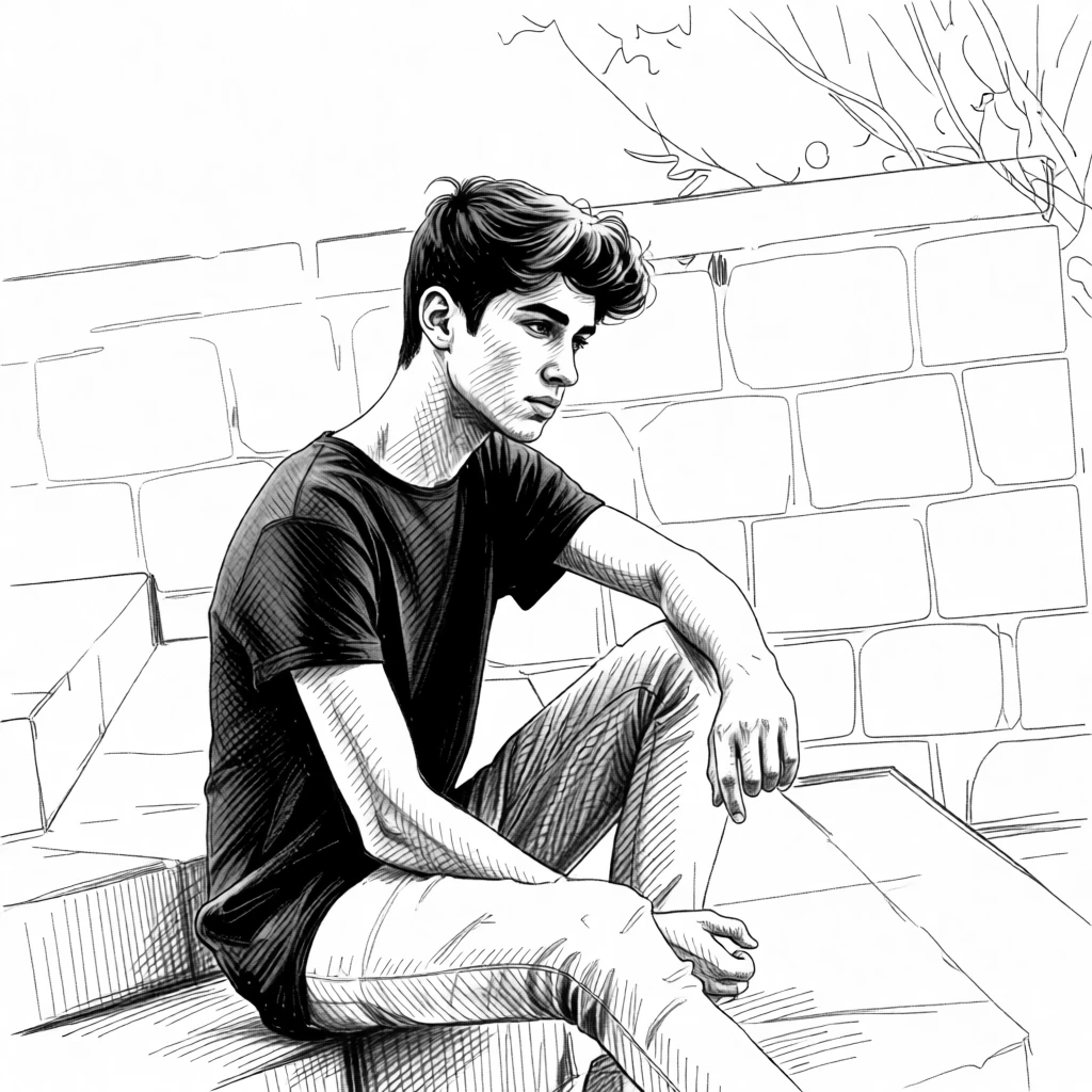 Charcoal Sketch generated by PortraitArt