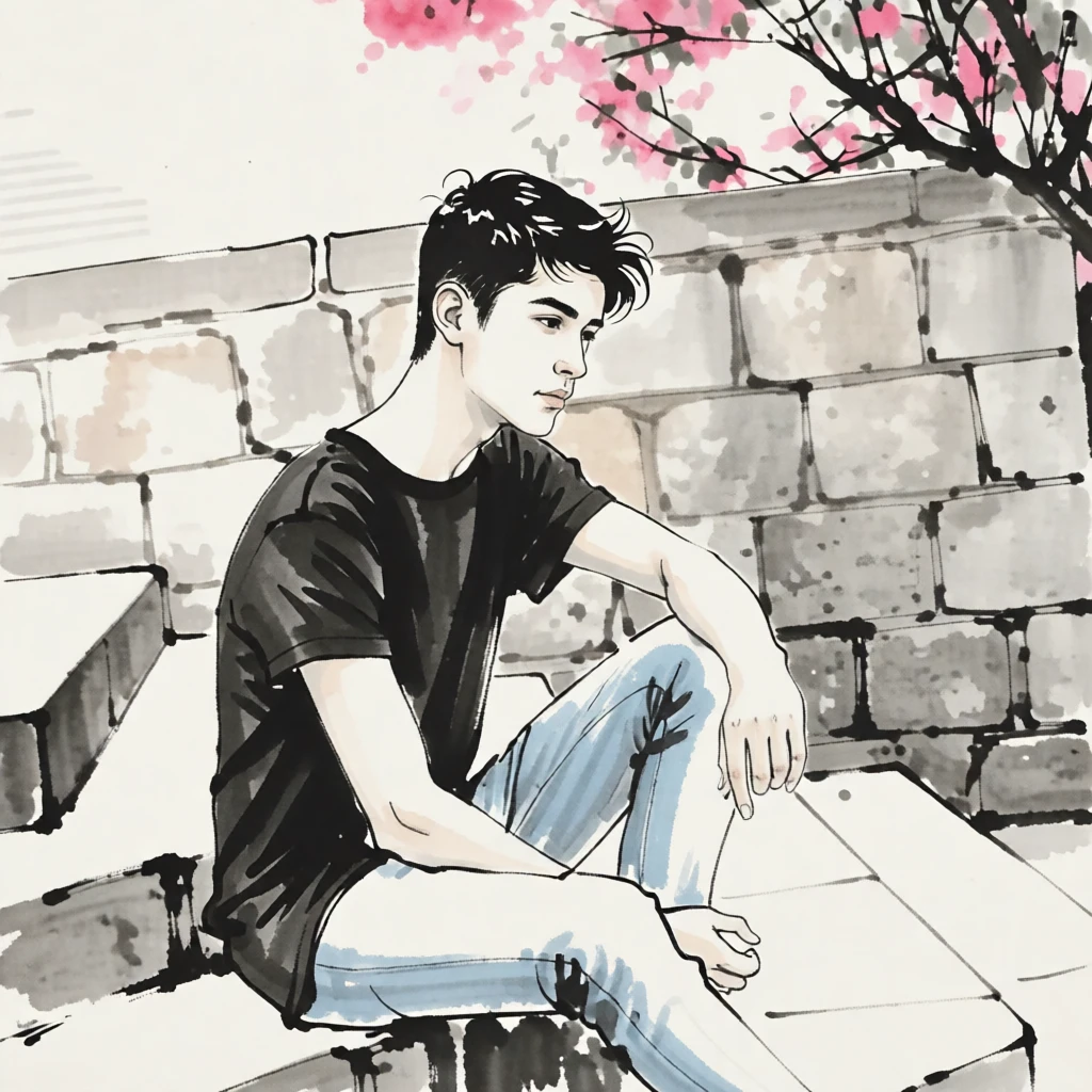 Color Ink Painting (Chinese) generated by PortraitArt