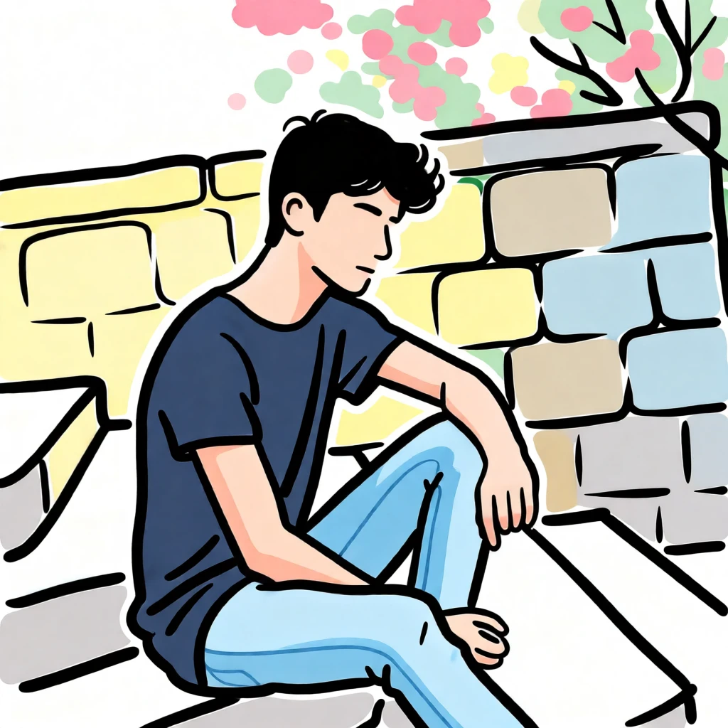 Bold Line Illustration generated by PortraitArt