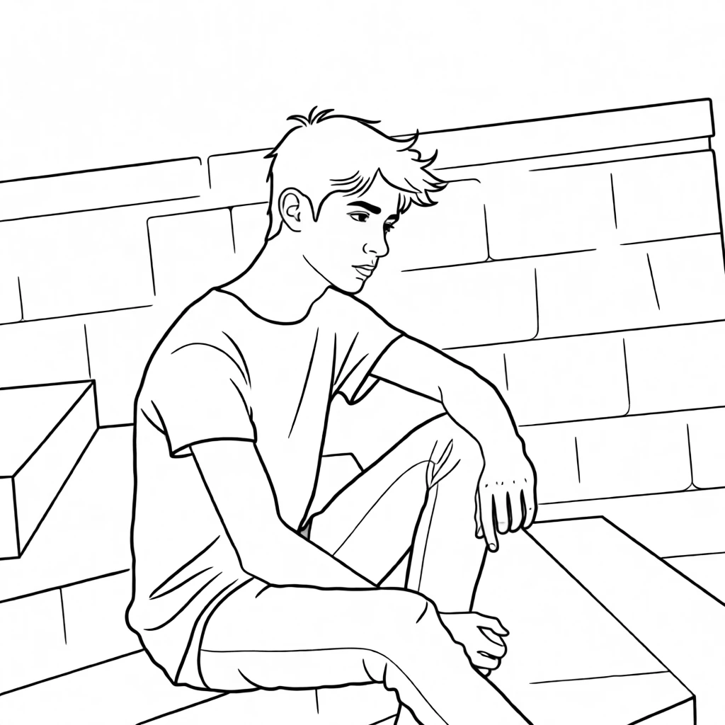 Continuous Line generated by PortraitArt