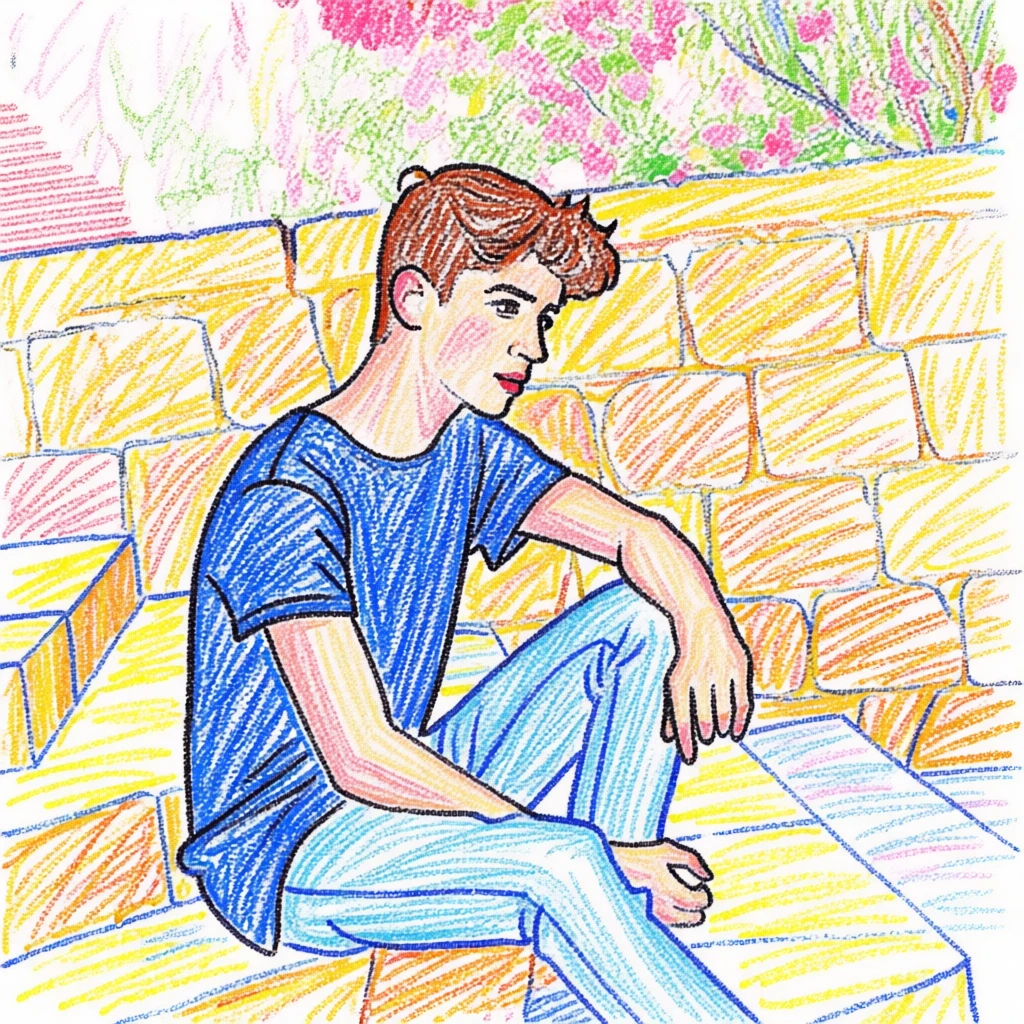 Crayon Drawing generated by PortraitArt