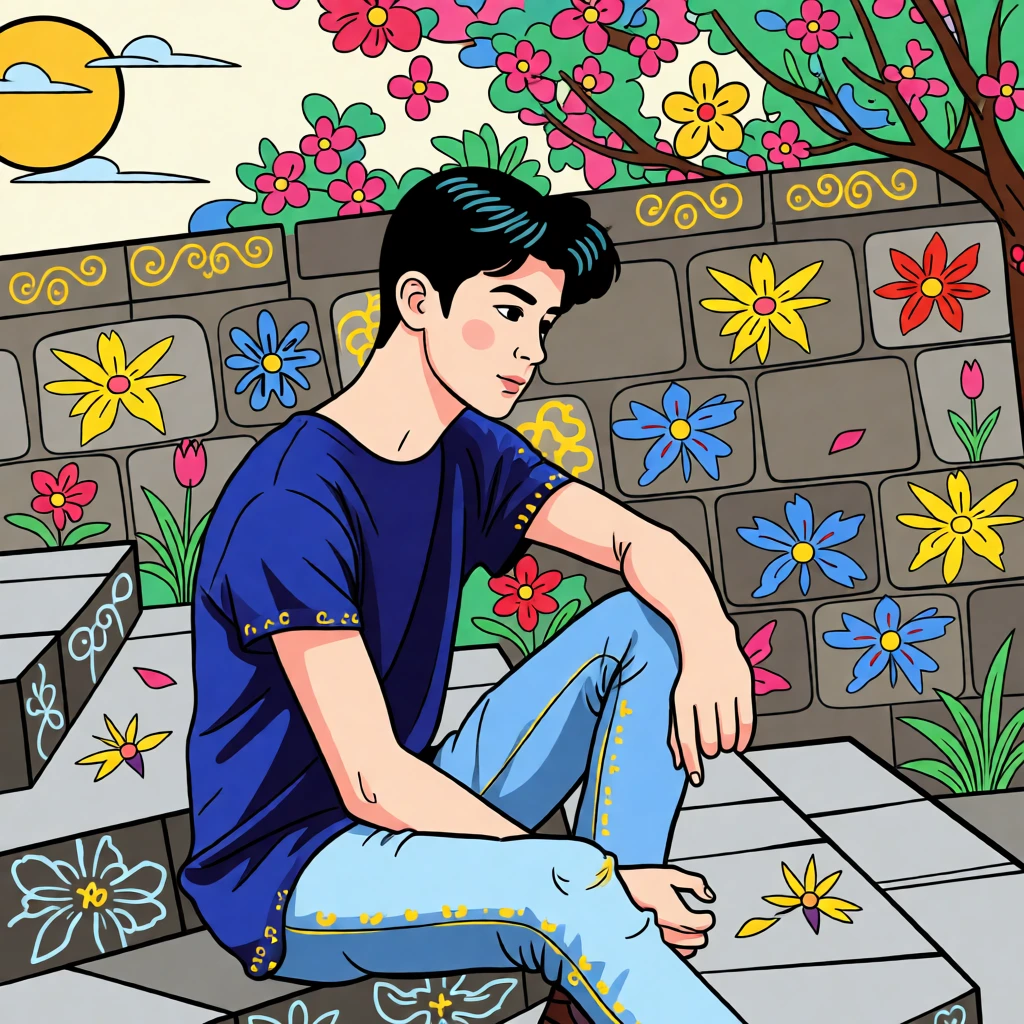 Minhwa Art (Korean) generated by PortraitArt