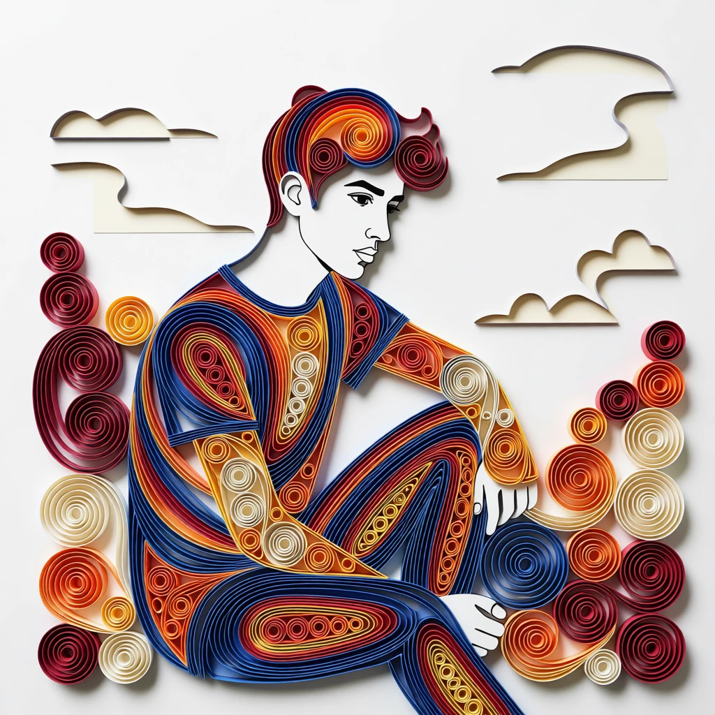 Quilling Art generated by PortraitArt