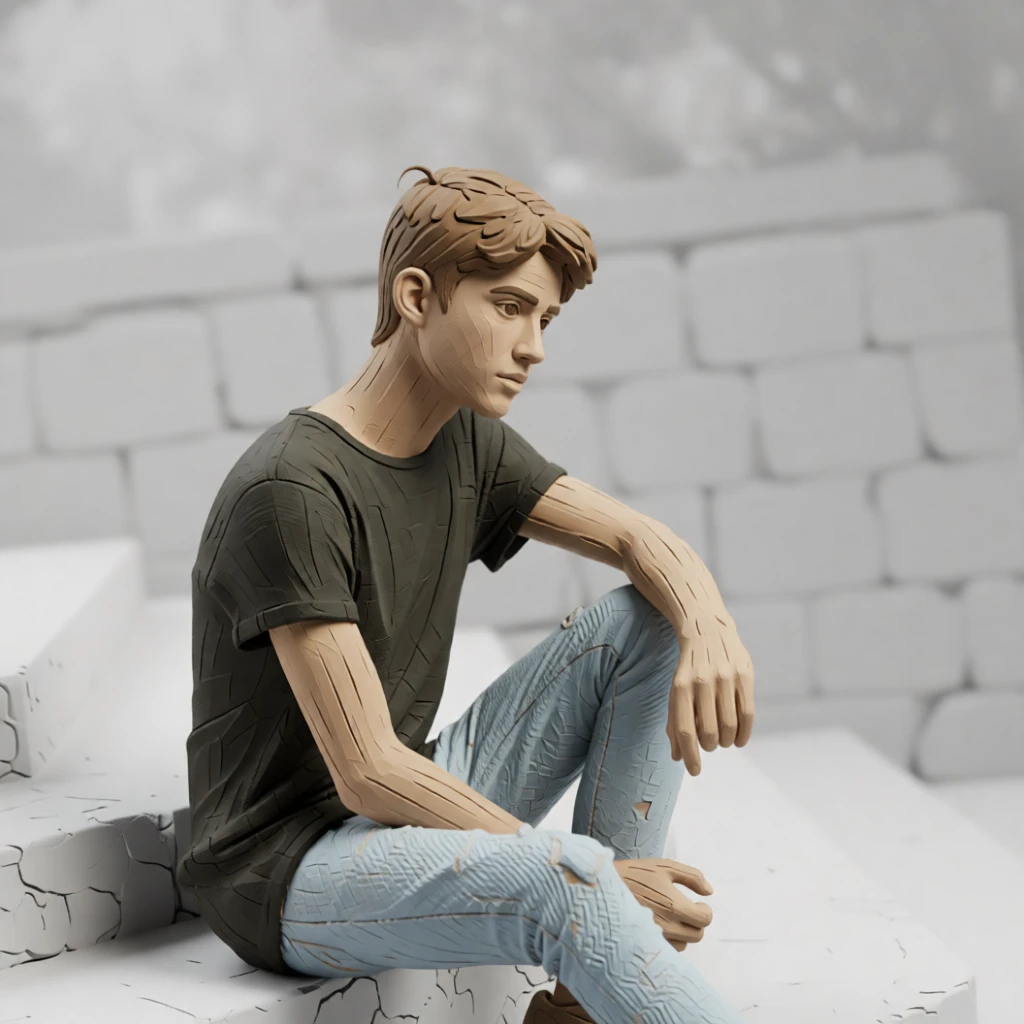 Clay Sculpture generated by PortraitArt